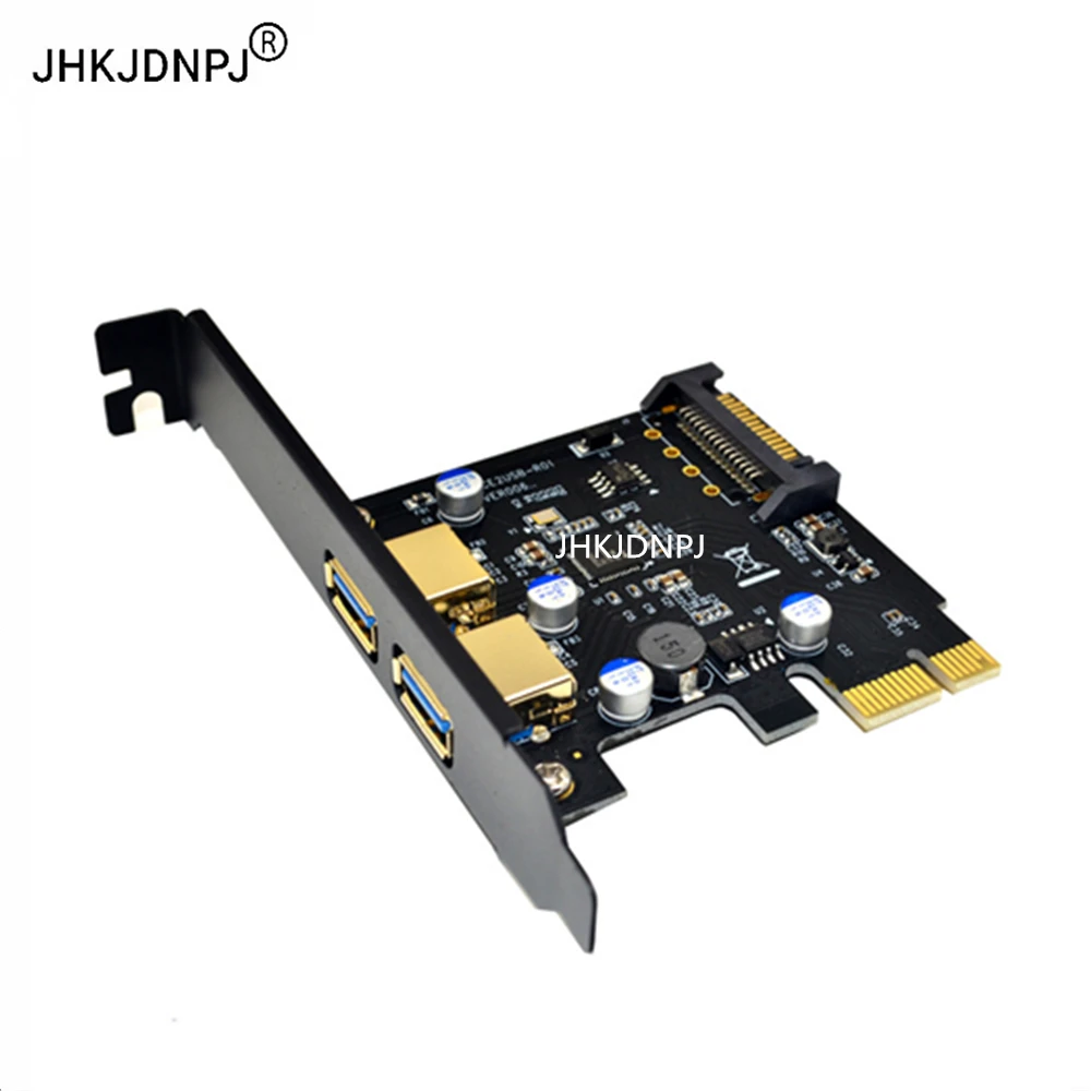 USB 3.0 PCI Express PCIE USB 3.0 Card Adapter 5Gbps PCI-E 2 Ports USB 3.0 SATA Power Connector