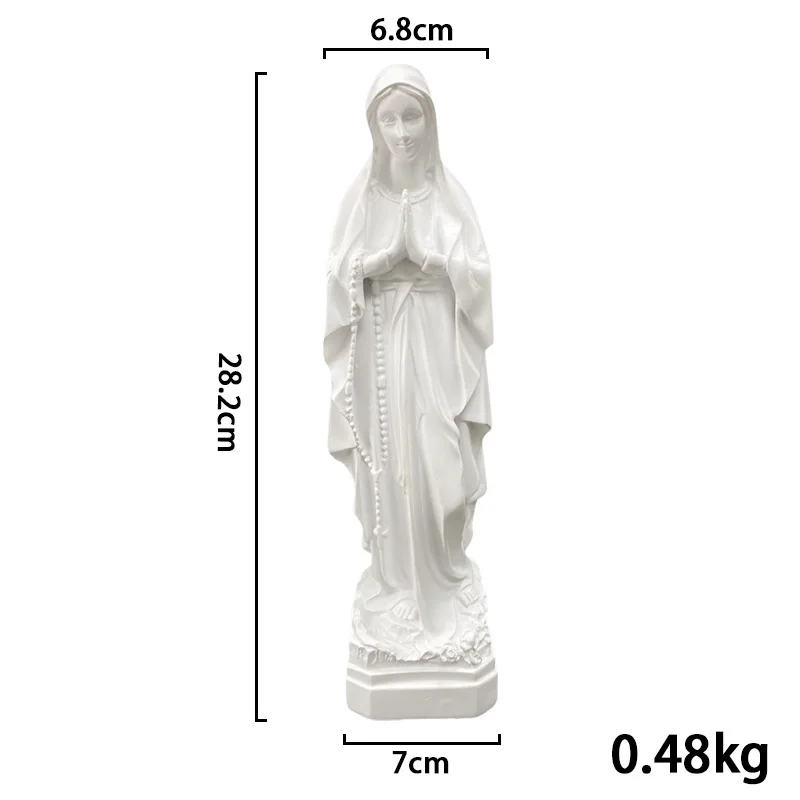 グアダルーペの女性の聖母マリア像,宗教的な贈り物,家の装飾,彫刻