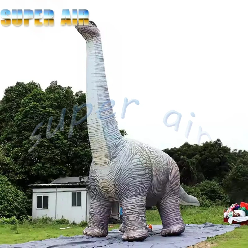 新しいcustomas古代の巨大なインフレータブル恐竜モデルインフレータブルブラキオサウルス