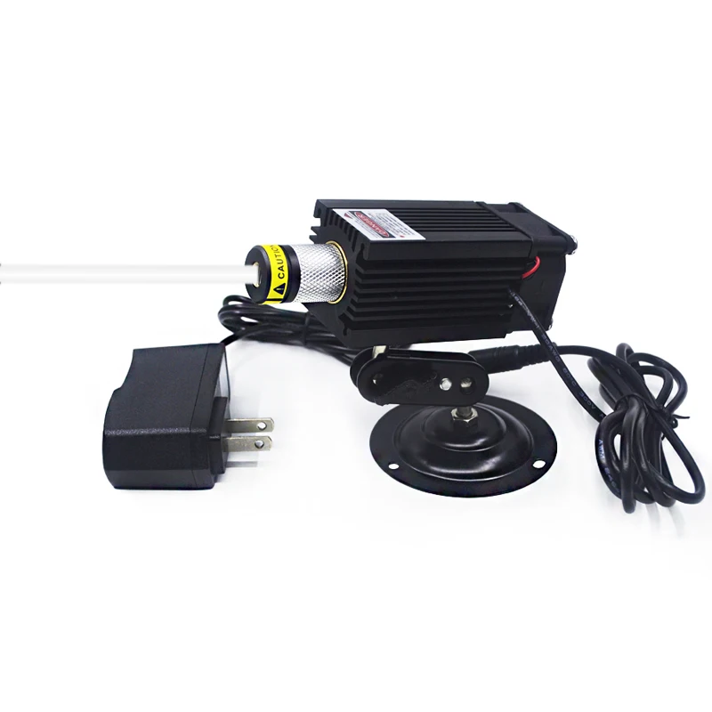 High Power 808nm 845nm 980nm 1064nm Focusable Dot IR Laser Module NIR 100mW 500mW 1W 2W With Cooling Fan(With Bracket&Adapter)