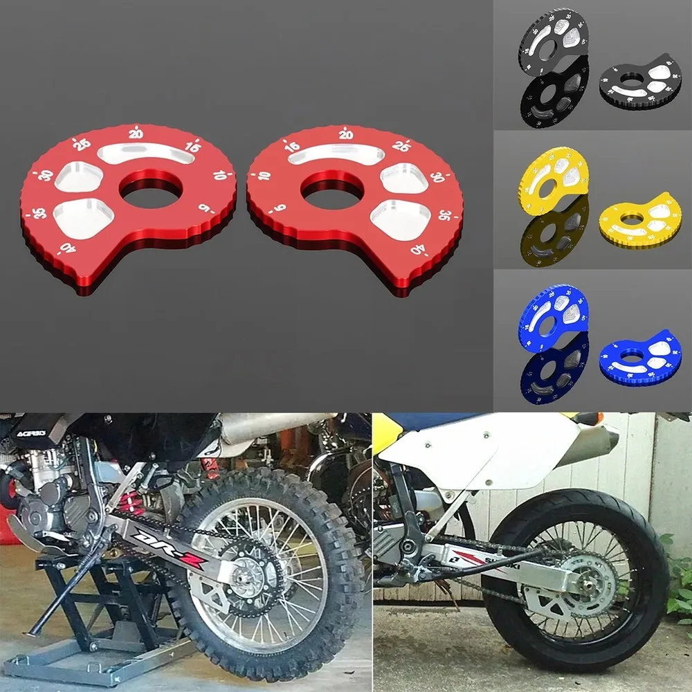 Rear Wheel Axle Block Spindle Chain Adjuster For SUZUKI SUZUKI DRZ 400 400E 400S 400SM