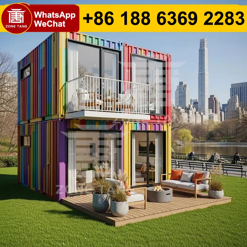 

Prefab Container System Thermal Insulation Temperature Control Flat Pack House Hotel Suite Leak Proof Mobile Home Quick Deploy