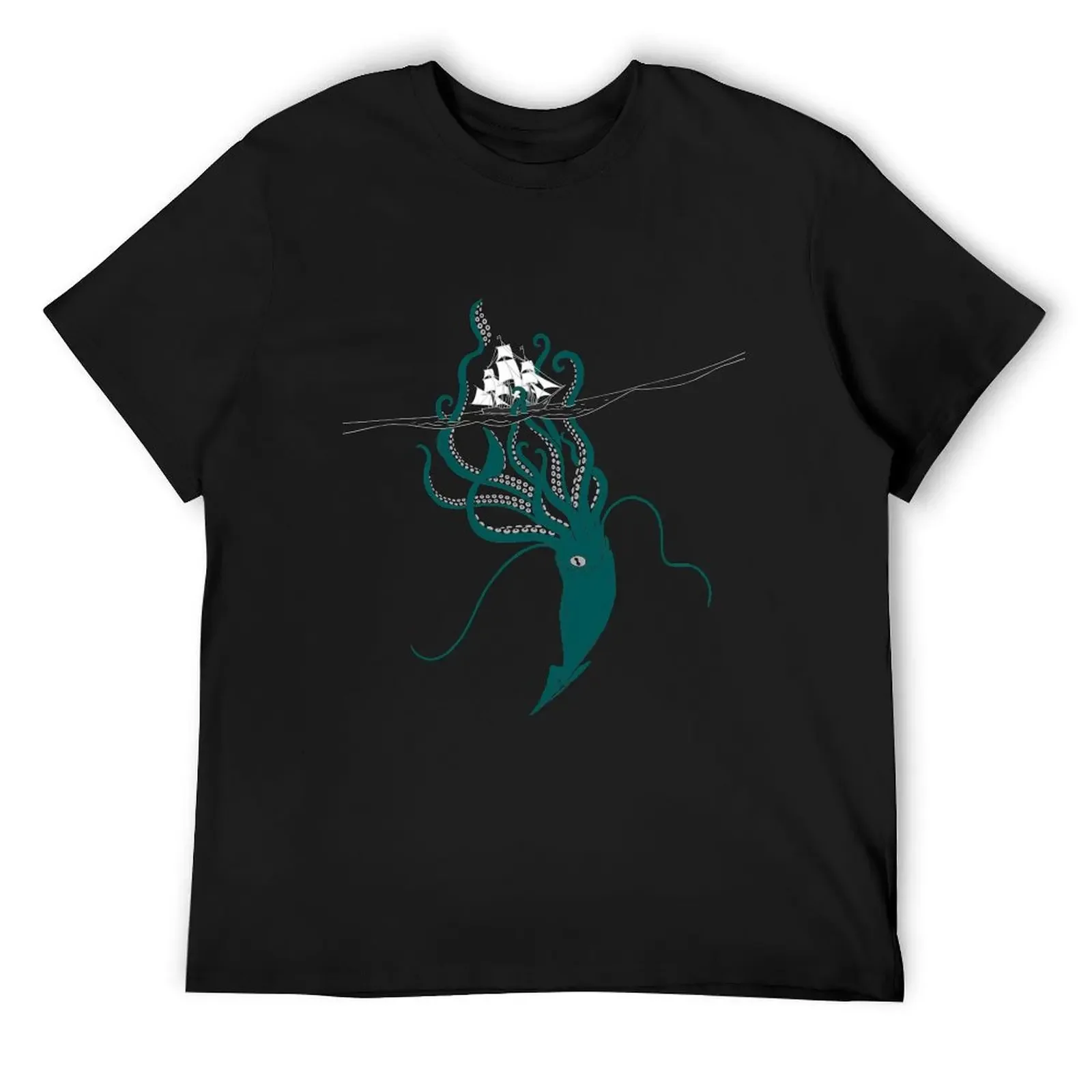 Kraken T-Shirt anime clothes customs design your own luxury clothes men