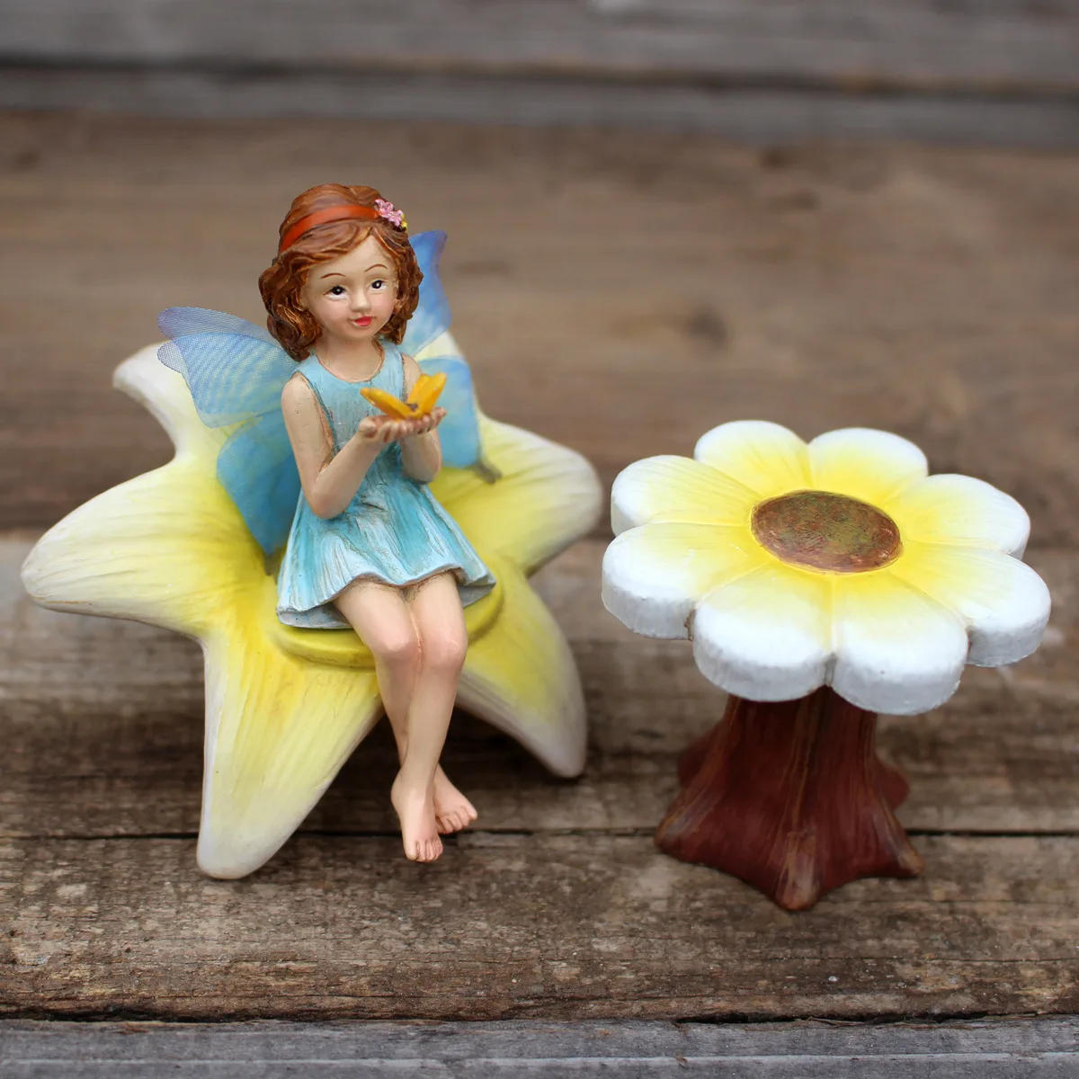 Set of 3 Floral Fairies - Creative Yard Decor for Patio & Balcony