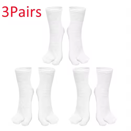 Fashion Japanese Style Tabi Toe Socks for Men Women Summer Fiber Two Finger Socks Kimono Flip Flop Sandal Split Tabi Toe Sock - Image 17