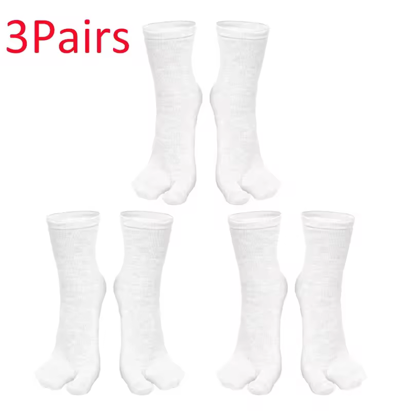 Fashion Japanese Style Tabi Toe Socks for Men Women Summer Fiber Two Finger Socks Kimono Flip Flop Sandal Split Tabi Toe Sock - Image 17