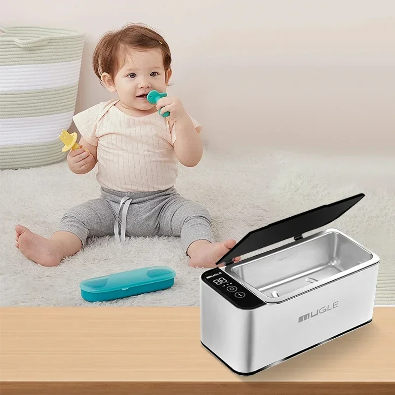 For Baby Ultrasonic Cleaner 35W Sonicator 40Khz Degas for Teats Baby Bottle Toy Disinfection Sterilization Bottle Steriliser