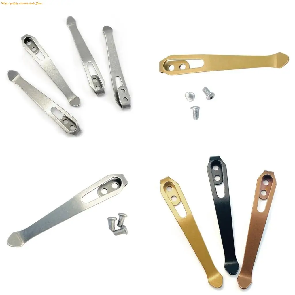 203F Durability &Universal Cutter Pocket Clip Replacement Hardware Back Clamp for DIY Tool Restoration and Modifications