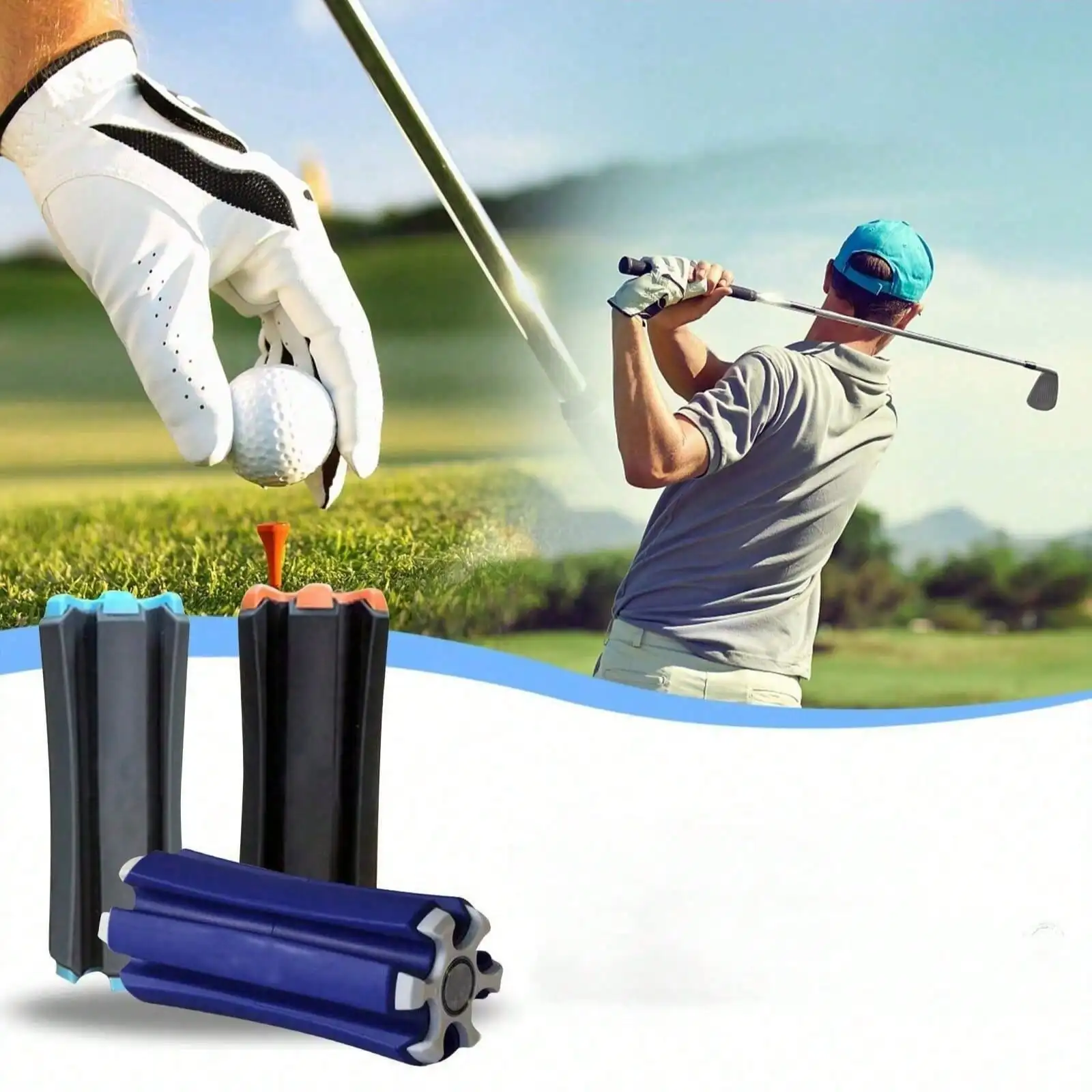 Golf Club Cover Golf Shaft Organizer Fixed Bracket Storage Holder for Golf Clubs