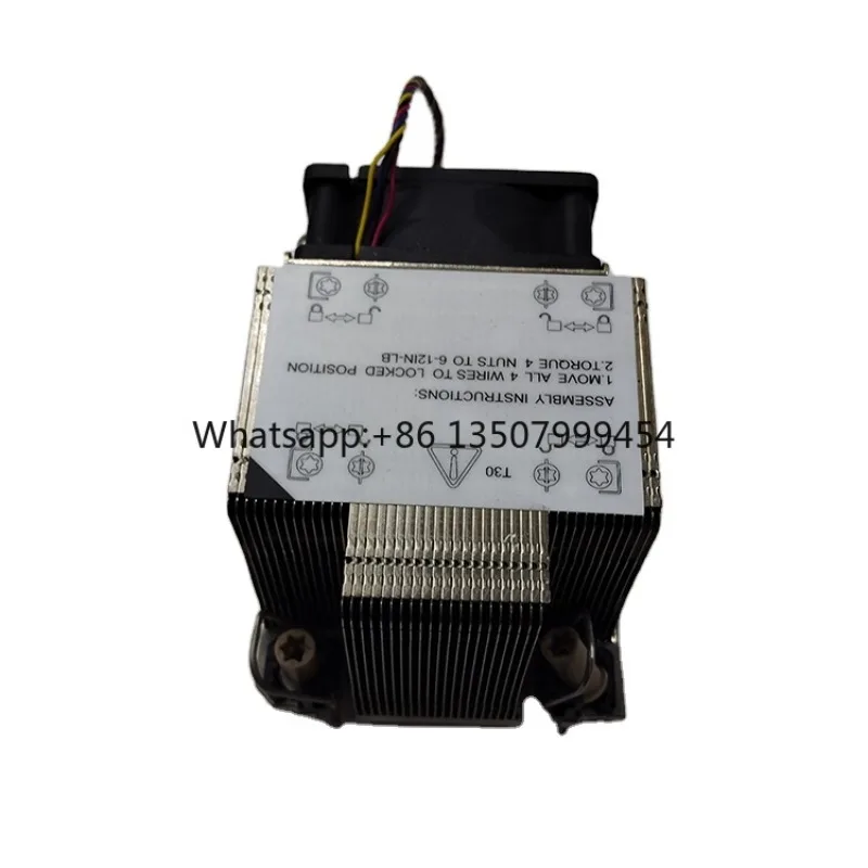 Server Cpu Cooler With 4pin Pwm Fan 4 Copper Heatpipes Cpu Air Cooling Heatsink for LGA3647 2U Server Cnc Aluminum Heat Sink