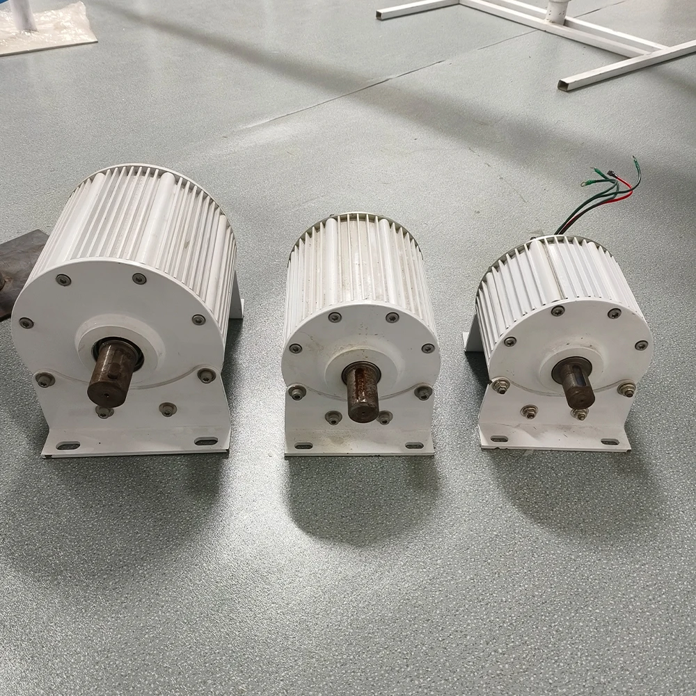 40KW 60KW الأرض النادرة مولد المغناطيس الدائم 96 فولت 220 فولت التيار المتناوب 3 مراحل المولد توربينات الرياح كفاءة عالية الطاقة البديلة