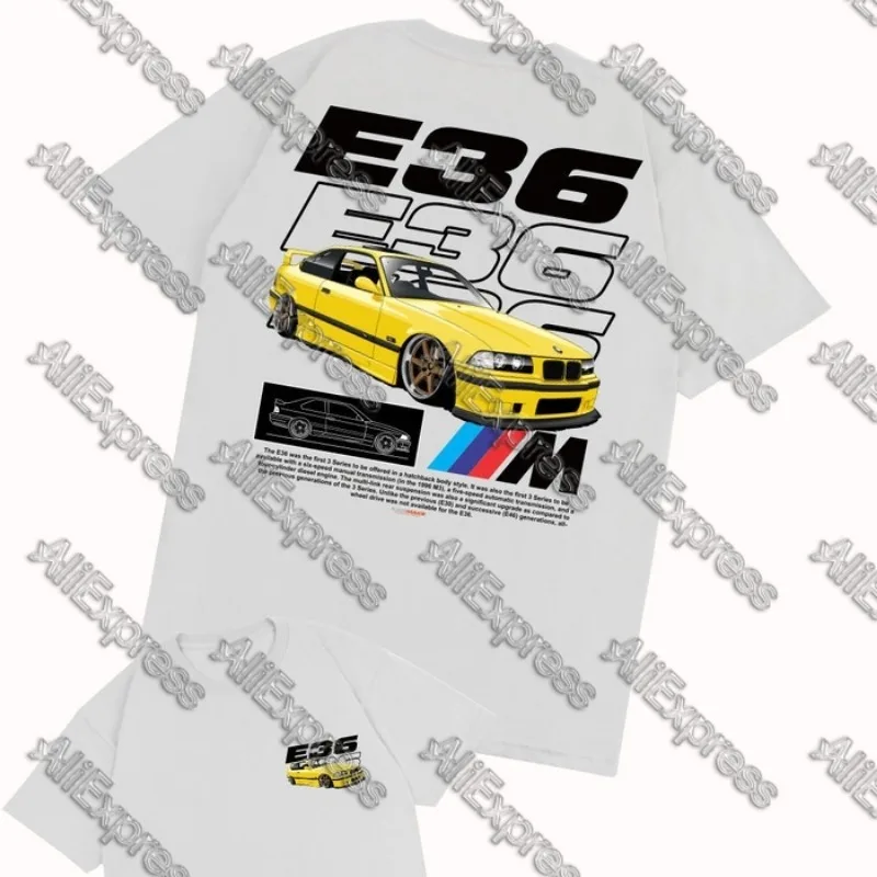 

BMW M3 E30 Men's T-Shirt Y2K Retro Car Design Sexmachine Tentacles One Direction Jujutsu Kaisen Tiki Graphic Tee for Men MOTO