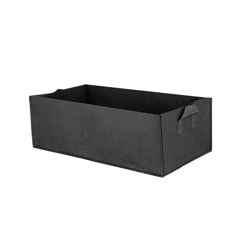 Reusable Grow Bag Planter Rectangle Vegetable Tomato Potato Carrot Garden Plant Planting Bag Flowerpot 60x30x20cm