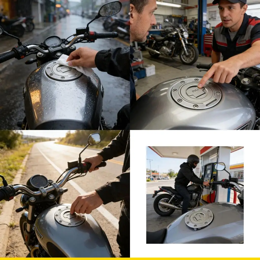 SZCH 1 Set Direct Replacement Lock Set for Motorcycles Easy to Install Weatherproof