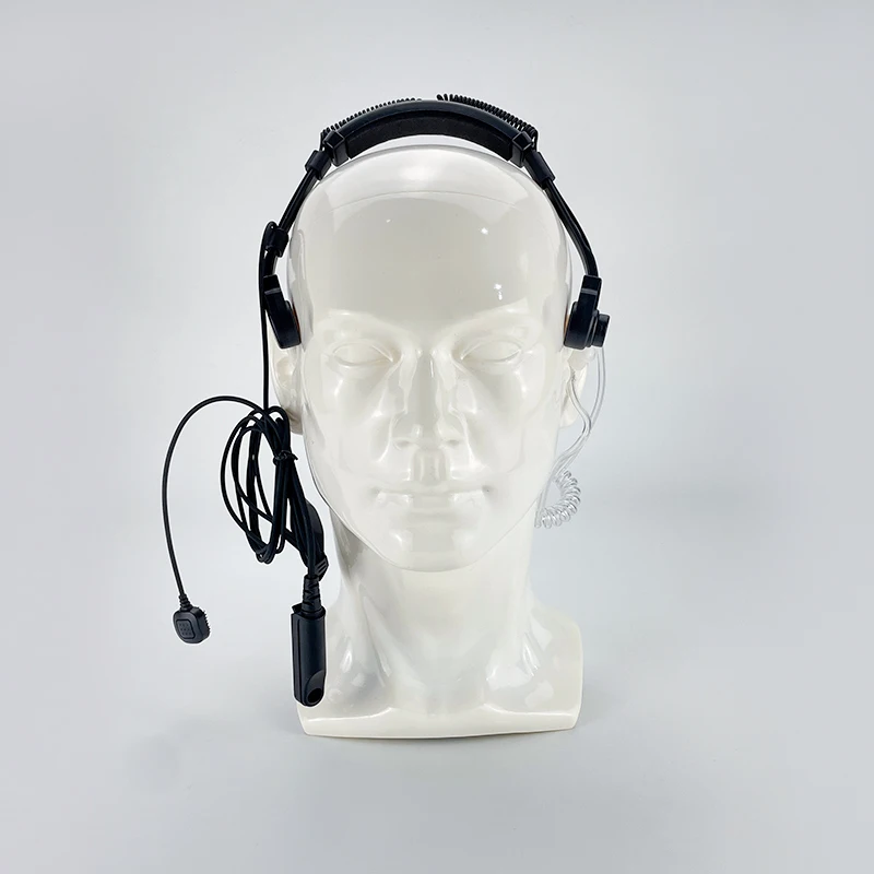 K10 Telescopic Throat Mic K-Type Connector Waterproof Baofeng 9R Walkie-Talkie Universal Telephone Headset for Walkie-Talkie Air