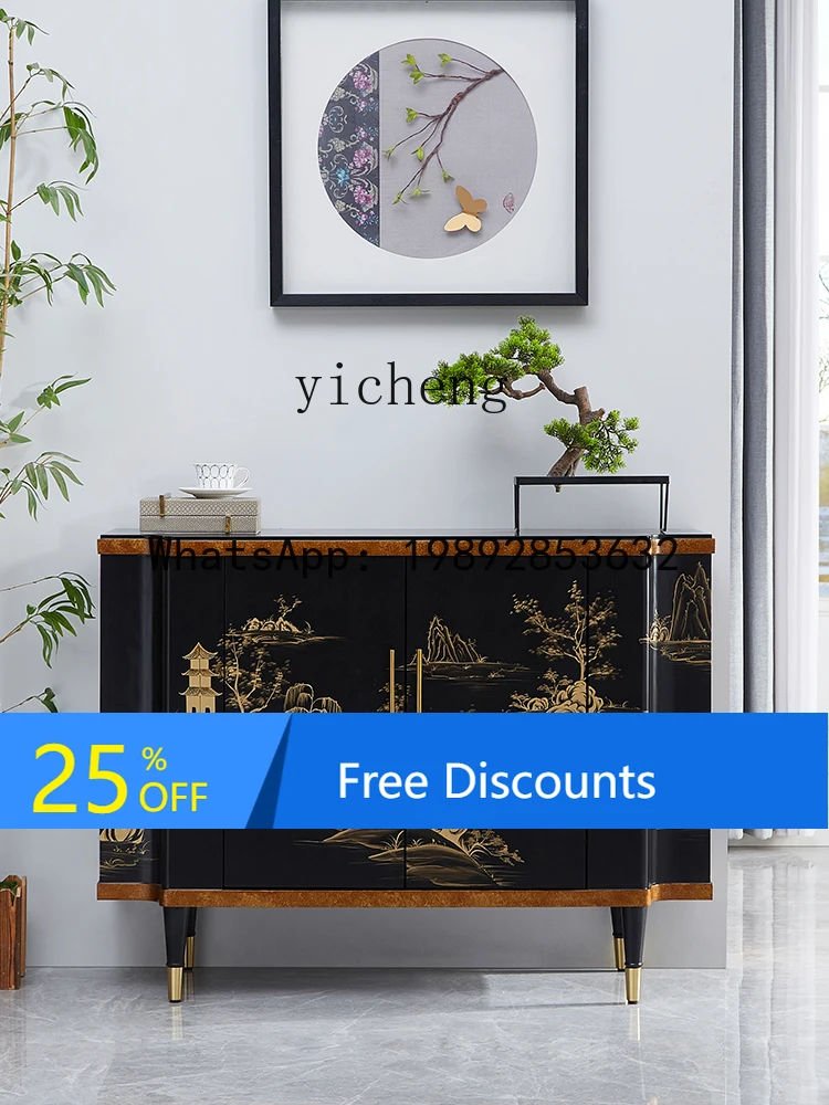 

LYY New Chinese Style Affordable Luxury Style Home Decoration Entrance Cabinet Entrance Overall Household Shoe Cabinet