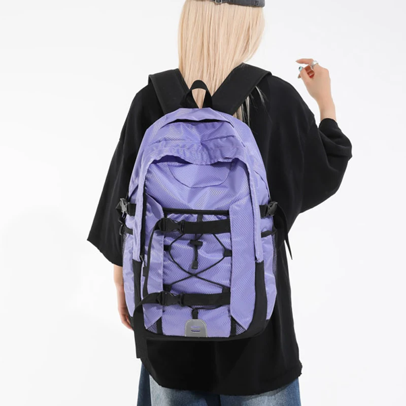 

Leisure Backpack Large Storage Outdoor Travel Hiking Climbing Commuting Bag Portable Business Trip Laptop College Schoolbag