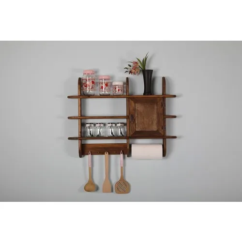 Grizzly Building Decoration Aleph Wood Decorative Kitchen Rack Spice