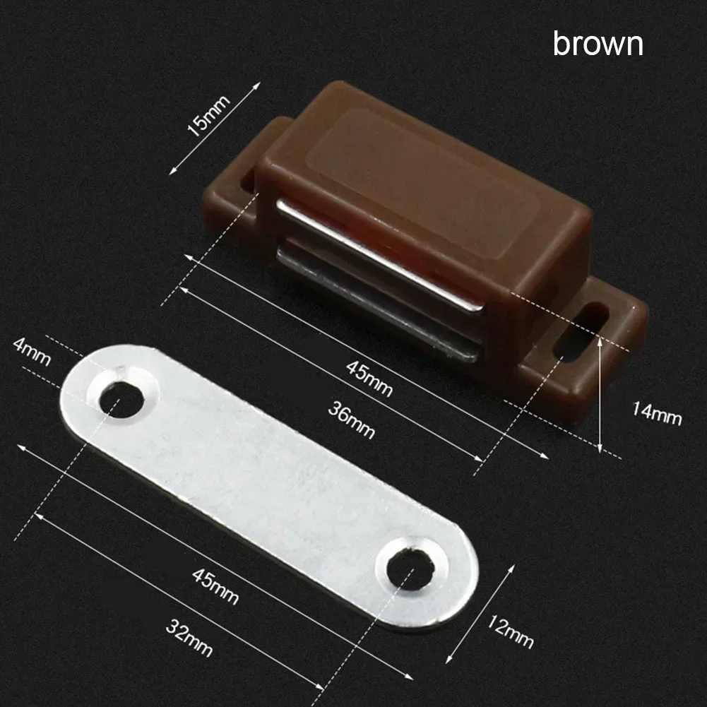 4PCS Cabinet Magnet Latch Door Catches Kitchen Cupboard Wardrobe Closet Drawer Magnetic Closer Home Furniture Hardware