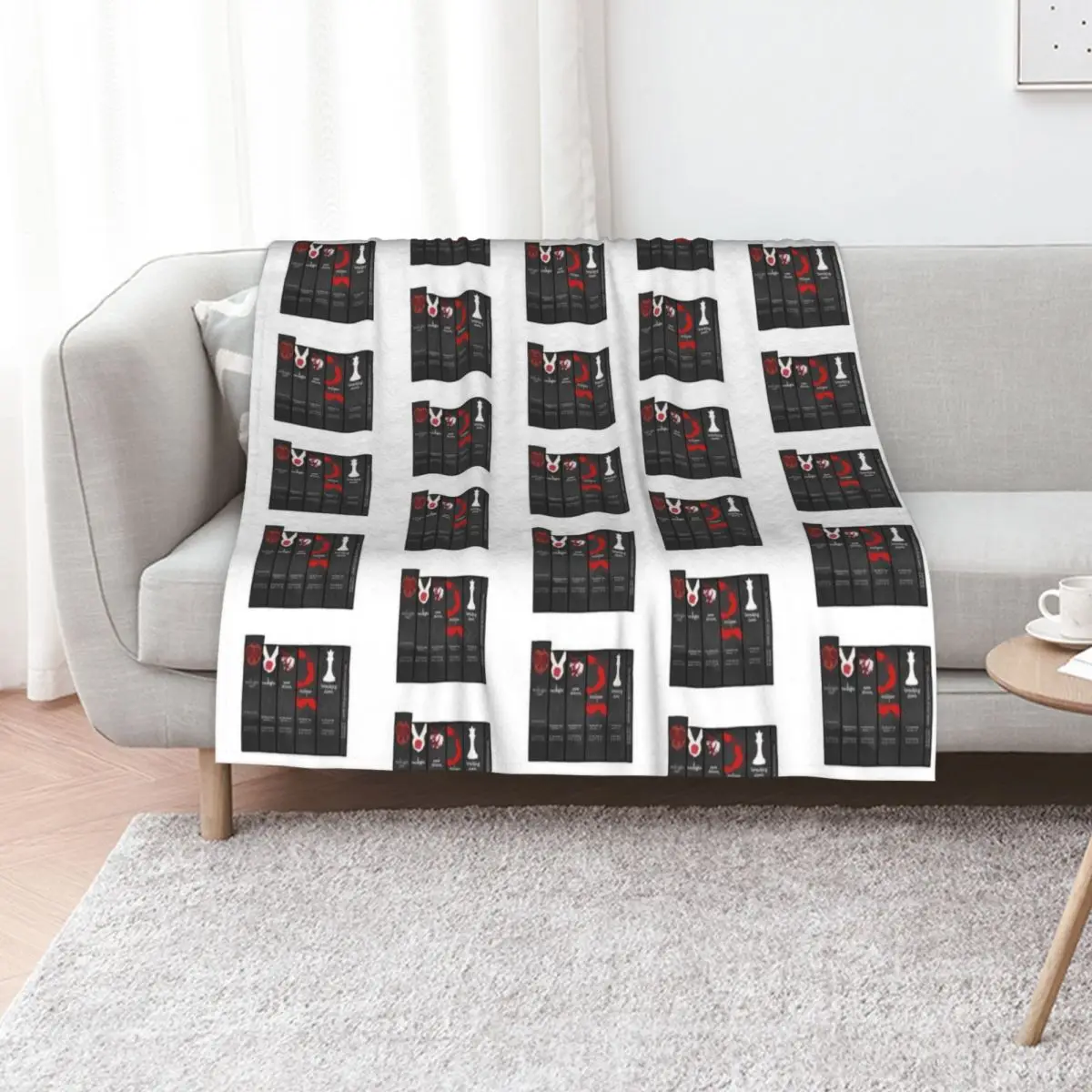 

Twilight Book Stack Throw Blanket Giant Sofa Furry Large Flannel Fabric Blankets