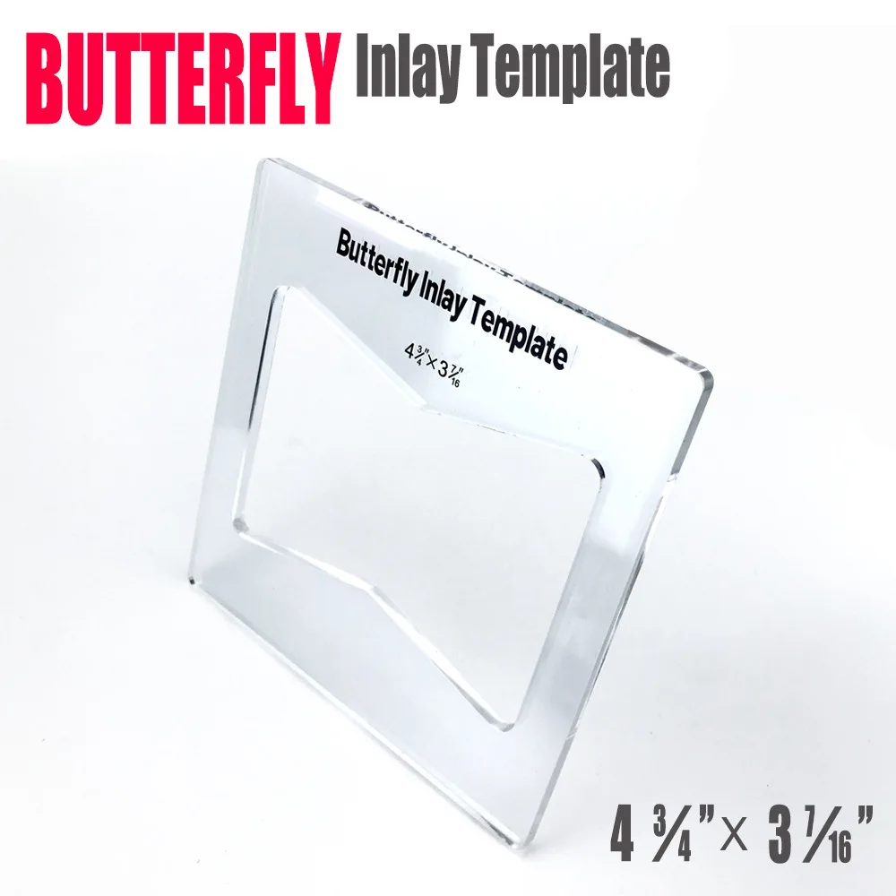 1/3Pcs Butterfly Inlay Template Woodworking Butterfly Inlay Template For Router And Decorative Templates