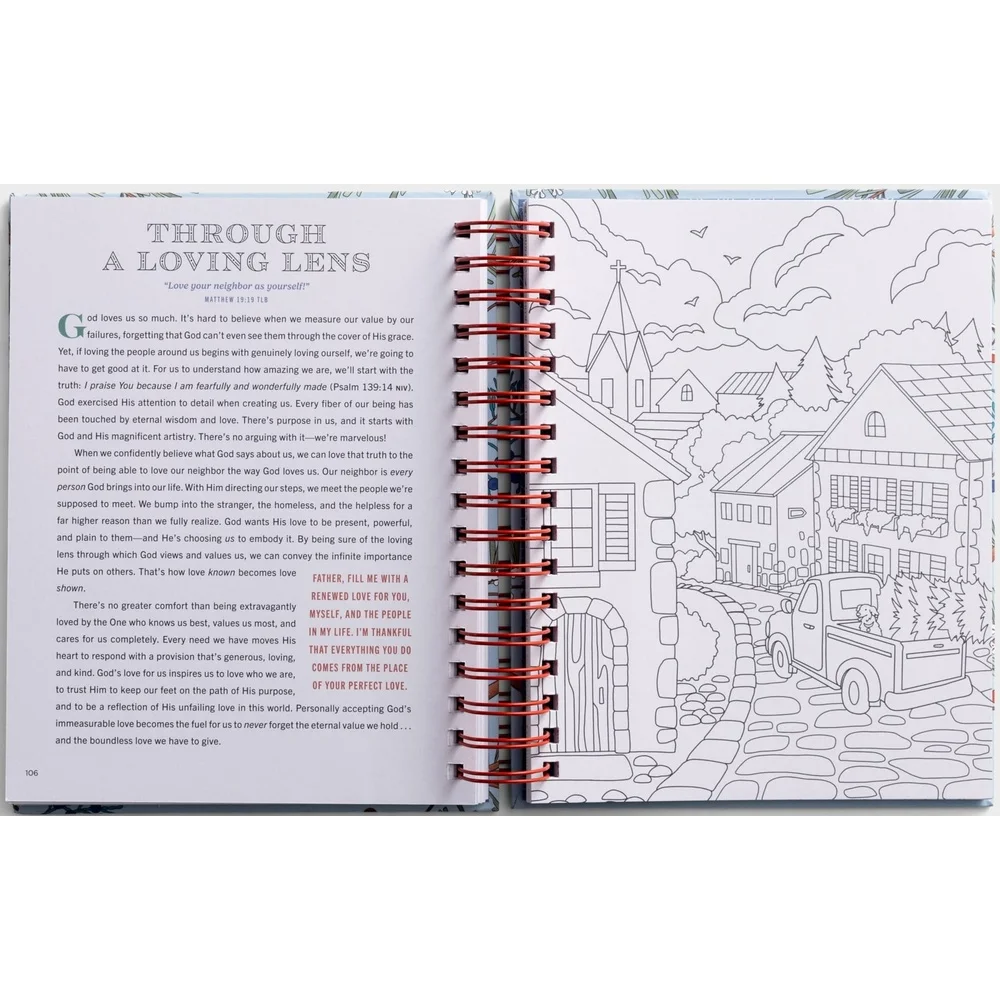 สมุดระบายสีเพื่อการศึกษา บรรเทาความเครียดและเสริมสร้างความคิดสร้างสรรค์ 75 หน้าแห่งการสะท้อนและช่วงเวลาแห่งความสงบ ไอเดียของขวัญวันหยุดสำหรับทุกคน