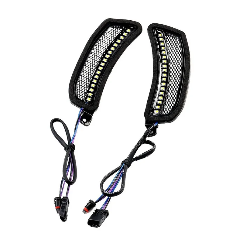 ملحقات الدراجة النارية LED أضواء تنفيس هدية لـ Softail Low Rider ST FXLRST Low Rider El Diablo FXRST 2022-2024
