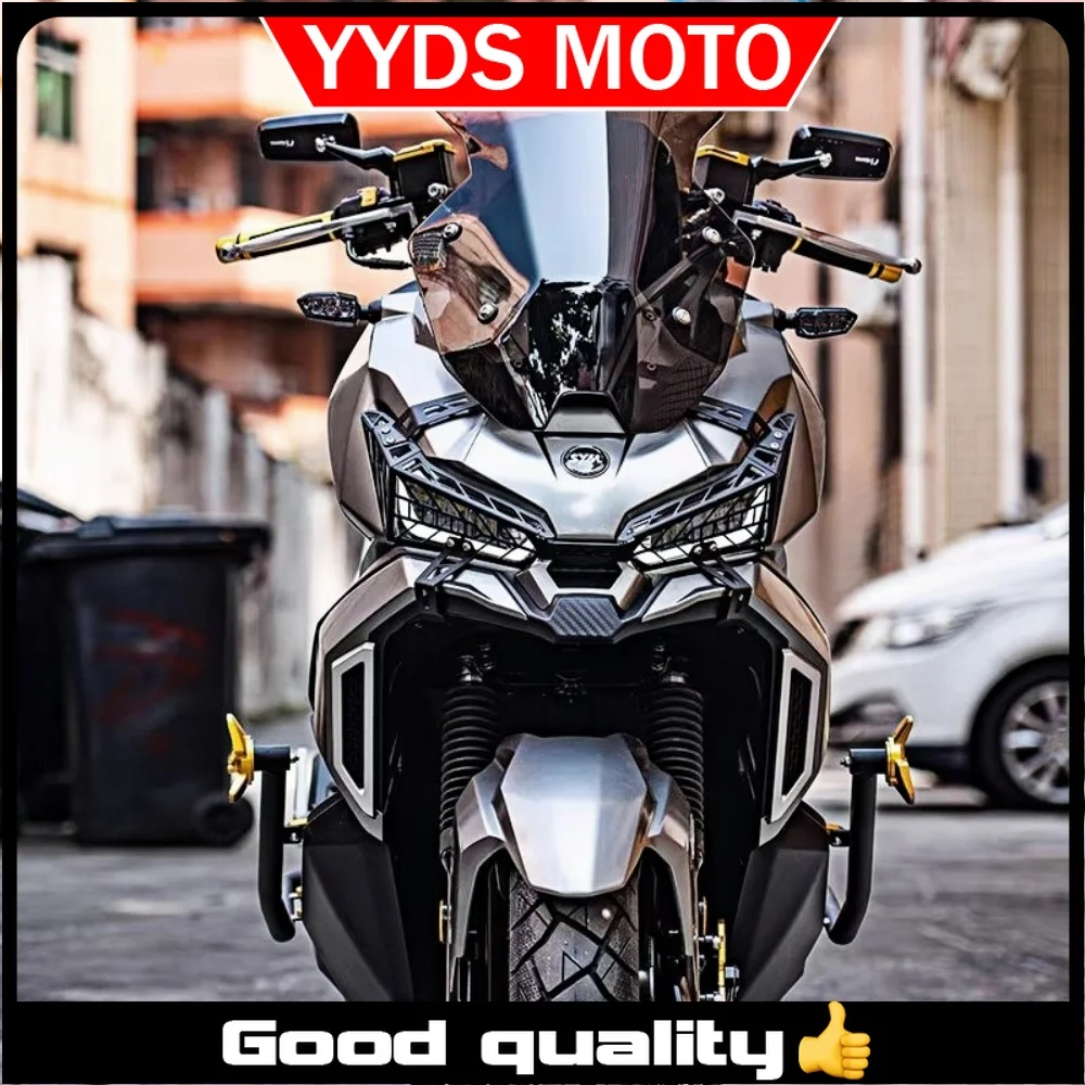 

For Sym Husky Adv150 Motorcycle Modified Headlight Cover Front Headlight Guard Net Headlight Protection Cover Modified Parts
