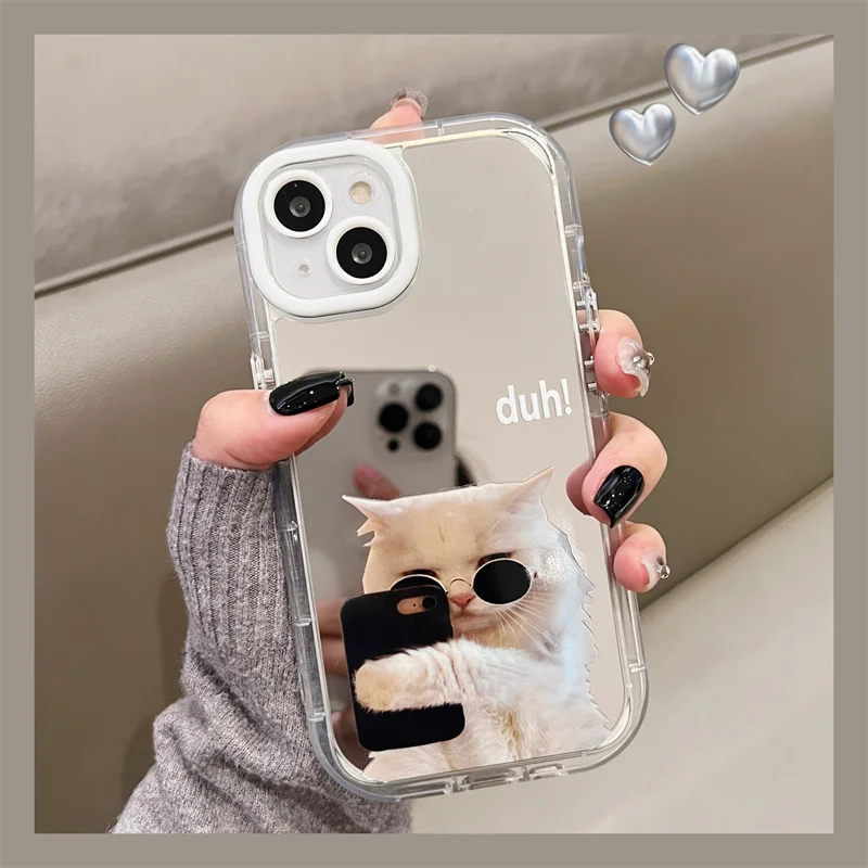 Cute animal phone case IPHONE 15 14 13 12 11 PRO MAX 7 8 PLUS X XR XS MAX Anti-drop soft edge back cover