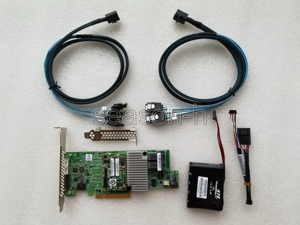 

original 9361-8i CARD SAS/SATA3 12Gb 1G CACHE RAID 0,1,5,6,10,50,60 CVM02+BBU+8643 cable