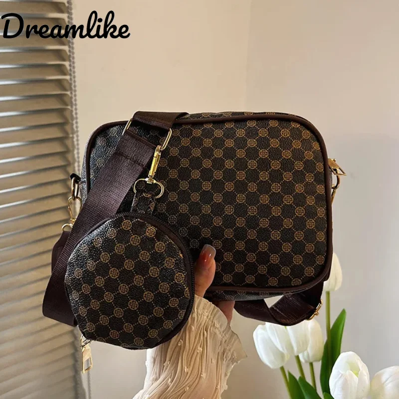 Vintage Fashion Handle Handbag Women Solid Soft PU Leather Women Shoulder Bag New Casual Designer Women Crossbody Tote Bags