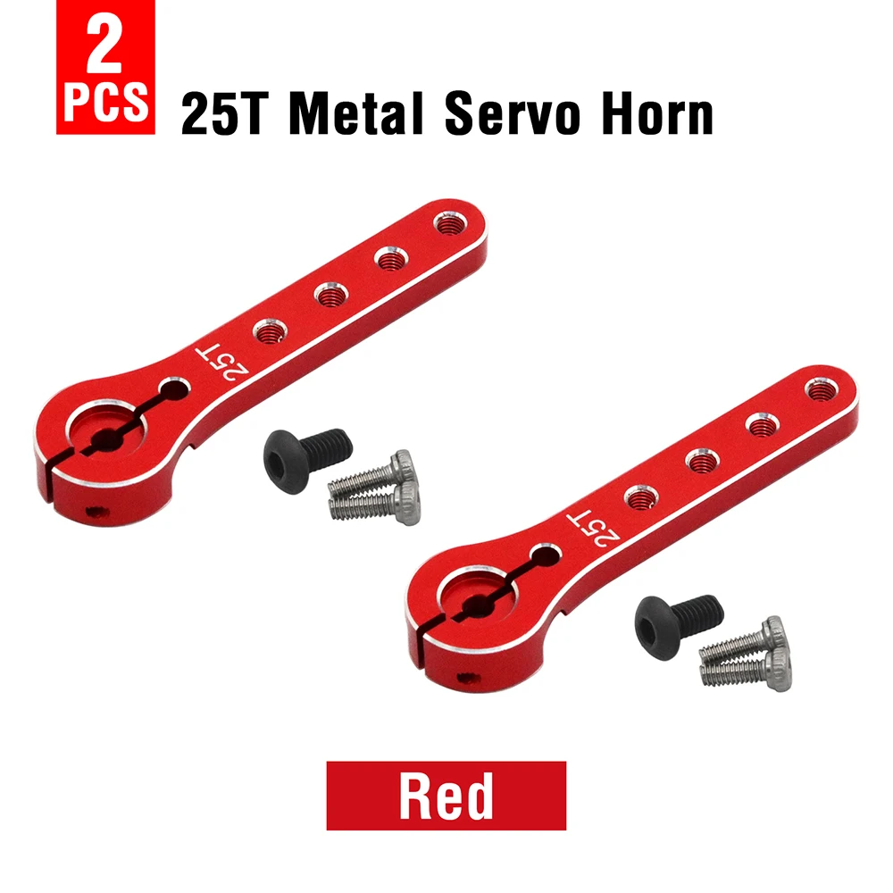 9IMOD 2PCS Multistyle RC 25T Matal Servo Horn Arm Aluminium Für 1/8 1/10 1/18 trx4m TRAXXAS RC Crawler Auto Upgrade Ersatz