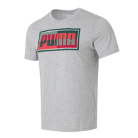 Puma Men's T-Shirt Round Neck Loose Breathable Daily Casual Top Running Fitness Half Sleeve Short Sleeve 687678-04