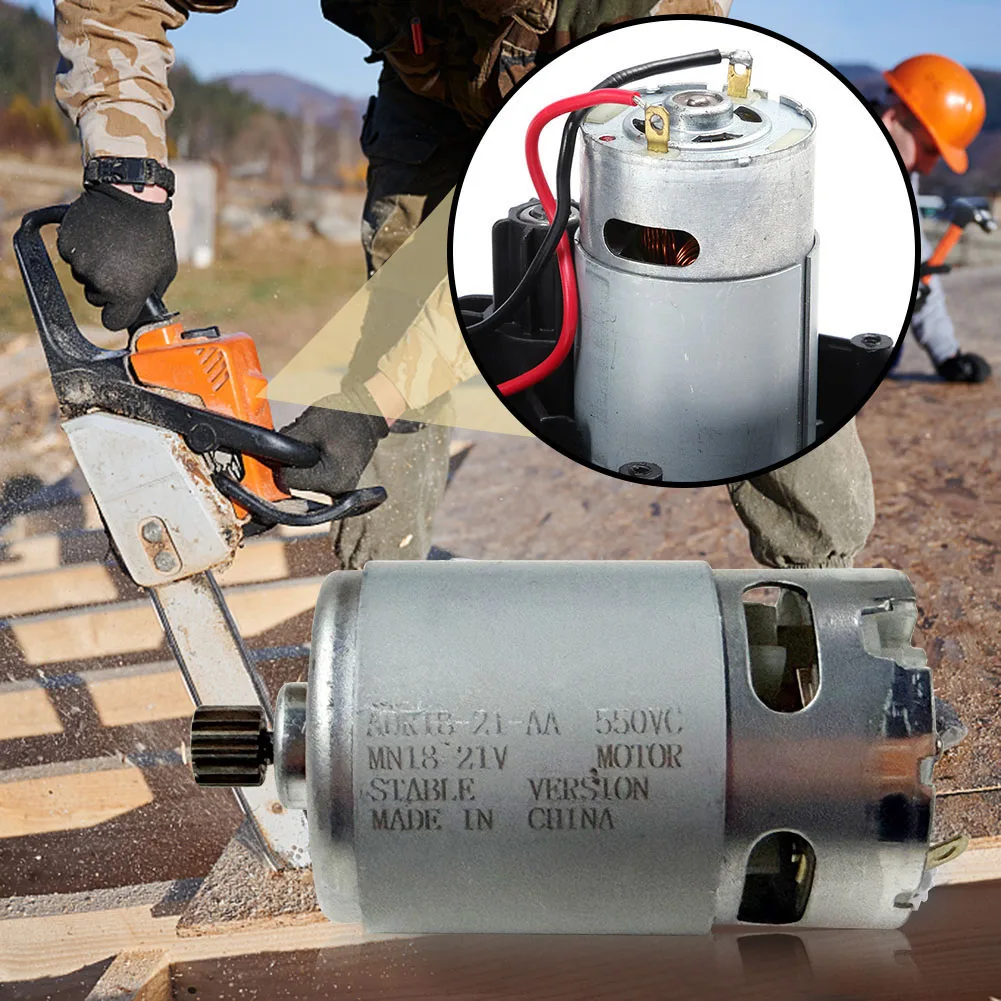 

21V Mini DC Motor 14 Teeth Micro Motor 28000RPM 8.2mm Gear Diameter Power Tool Accessories for Mini Saw Motor Rechargeable Saw