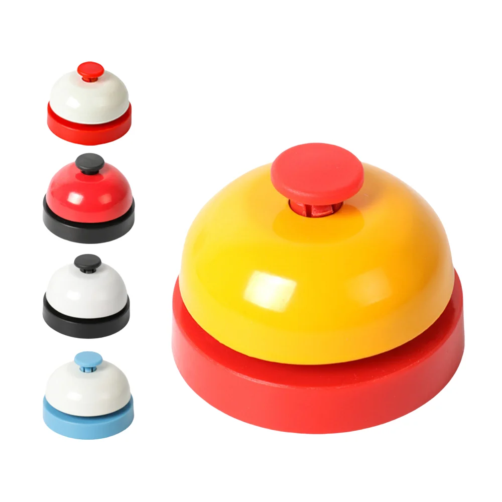 Stainless Steel Hand Pressing Service Bell Answer Bell Reception Desk Bell Ring Table Pet Bell For Restaurant Kitchen Bar