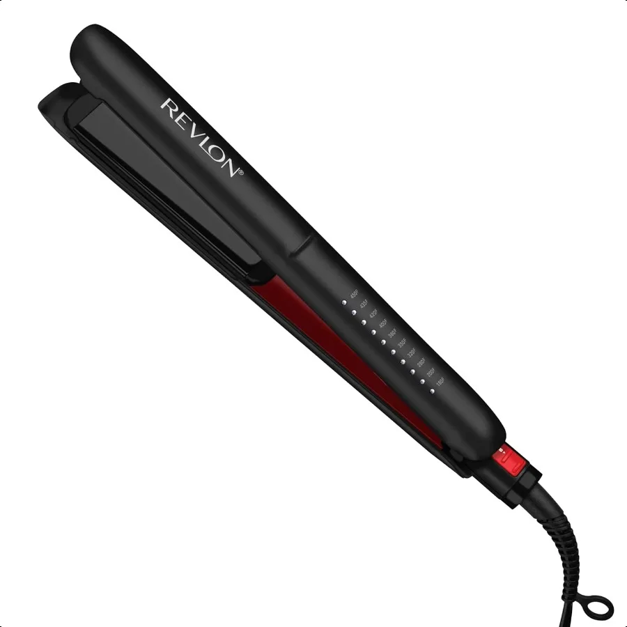 

REVLON Smoothstay 1-дюймовый выпрямитель для волос с кокосовым маслом, утюжок, помогает повысить блеск, гладкий, уменьшает вьющиеся волосы, гладкая пряма