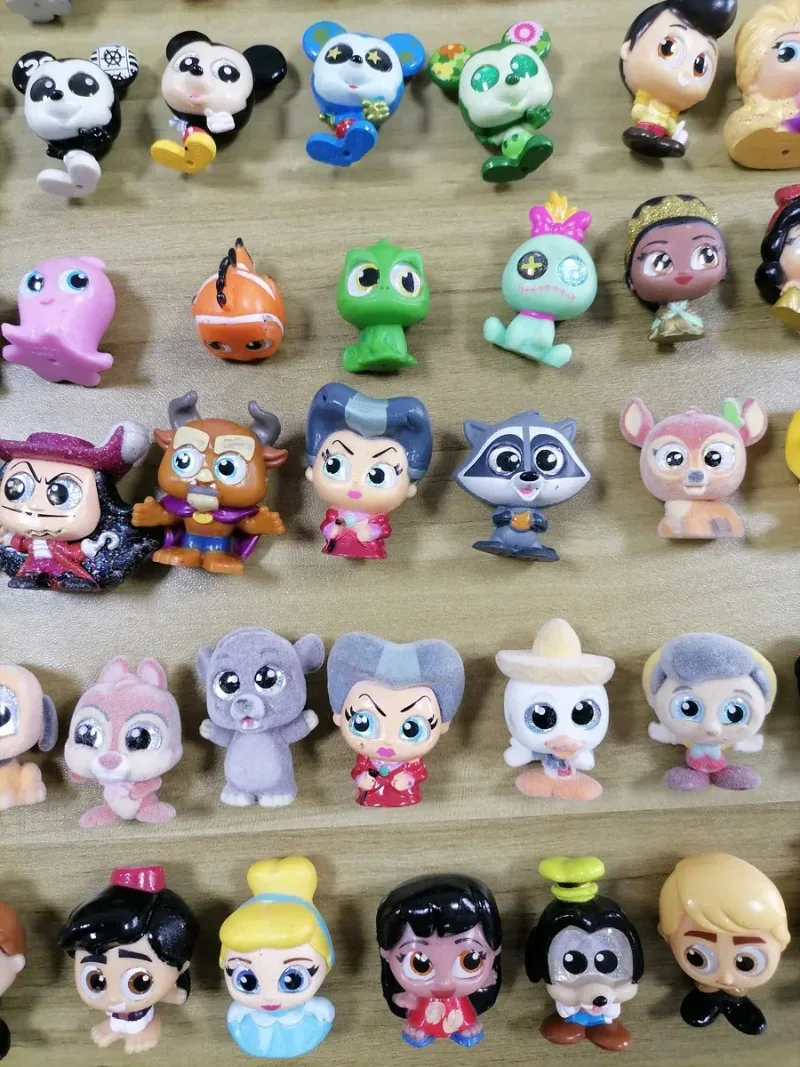 Disney Doorables Cartoon Glass Eyes Doll Collectibles Rare Figurine Cute Action Figure Children Birthday Gifts