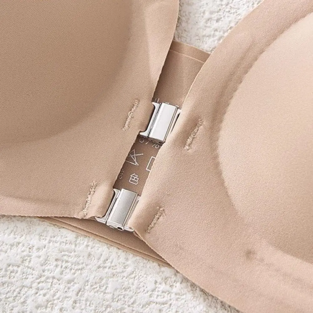 حمالة صدر لاسلكية بإبزيم أمامي عميق على شكل حرف V مضادة للترهل ومضادة للصدمات حمالة صدر مجمعة ملابس داخلية بدون خياطة هدايا حمالات صدر #3