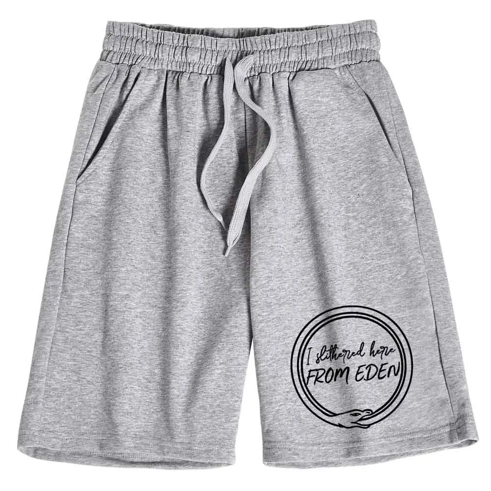 Hozier de Eden-Pantalones 2024 de algodón Unisex, pantalón corto informal con estampado de playa, Regular, Verano