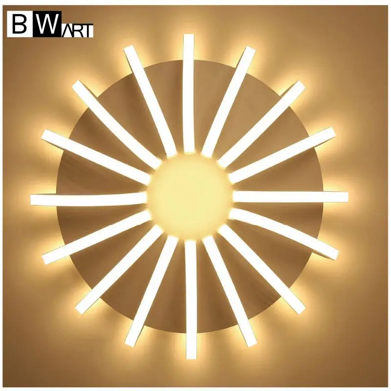 Imagem -05 - Bwart Branco Preto de Alta Potência Led Lustre Teto para Sala Estar Quarto Casa Moderna Conduziu a Lâmpada do Candelabro Dispositivo Elétrico