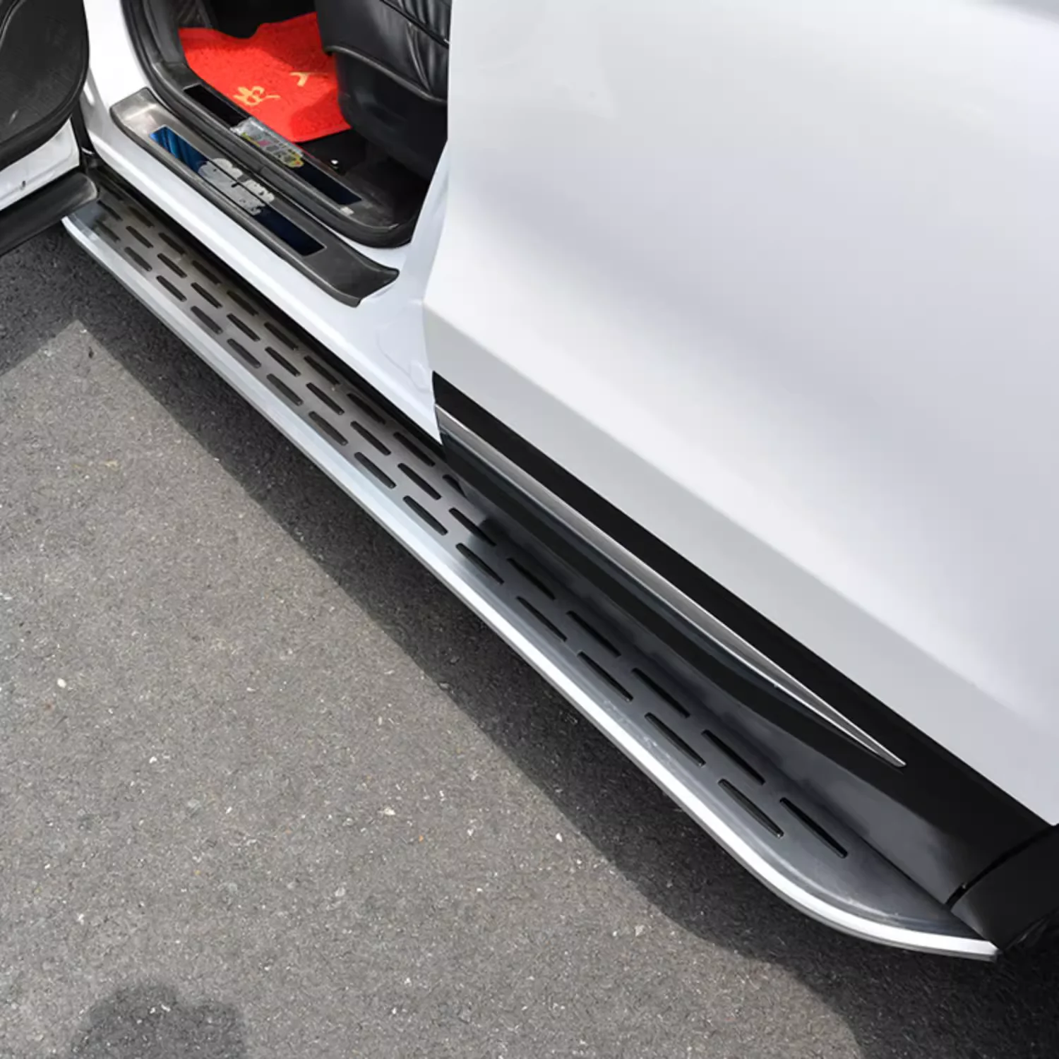 2 قطعة مناسبة لـ DS 7 DS7 كروس باك 2018-2025 لوحات الجري خطوات جانبية Nerf Bar الألومنيوم (مع الأقواس) #3