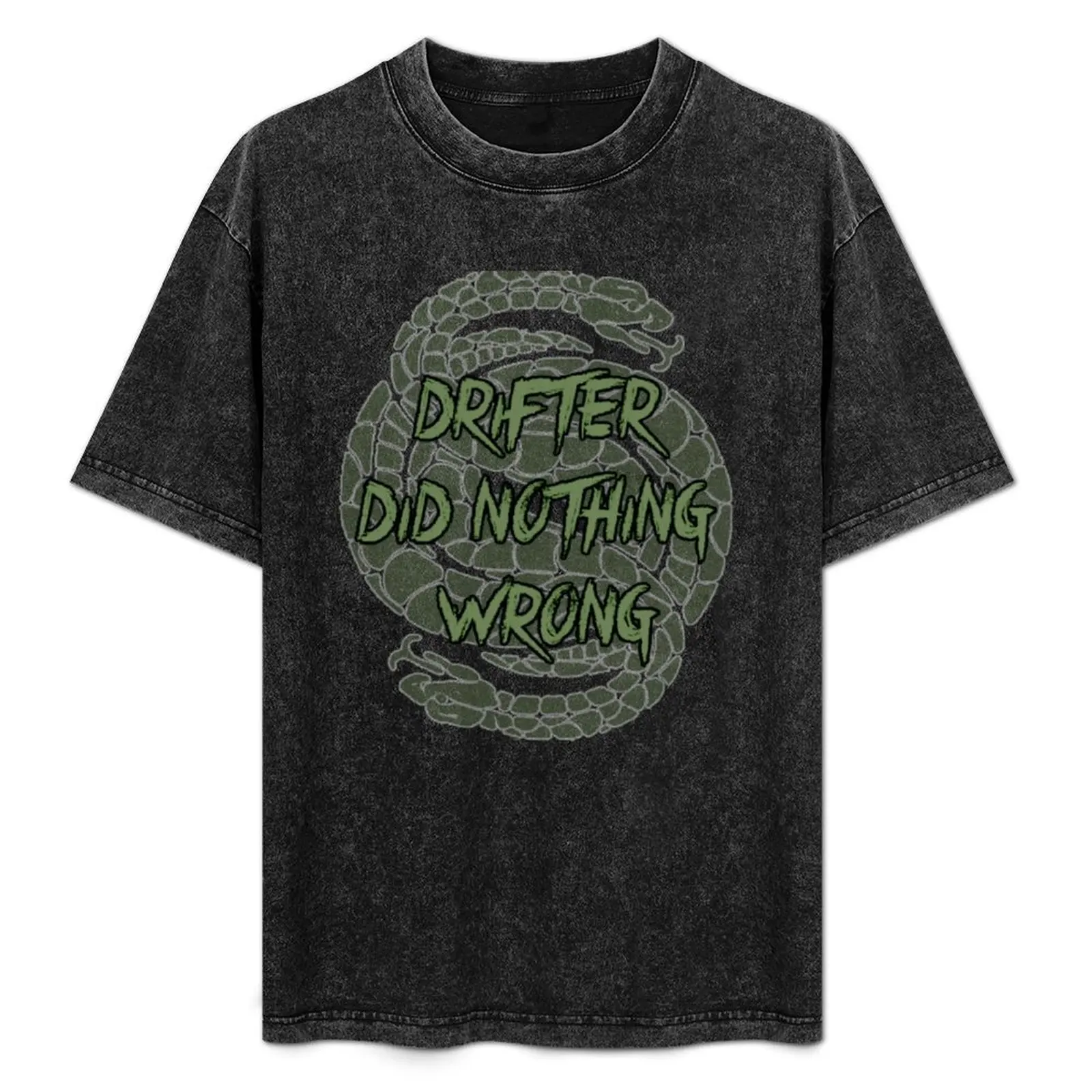 drifter did nothing wrong T-Shirt blacks sports fans mens vintage t shirts