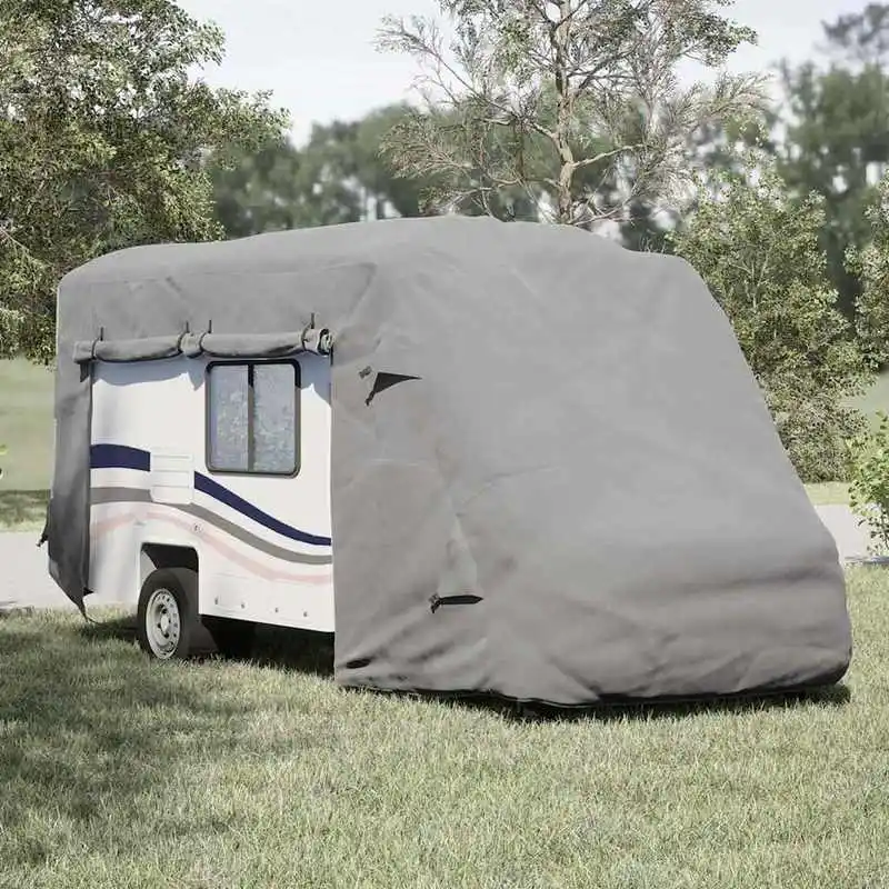 Housse de protection pour camping-car gris 610x235x275 cm non tissé