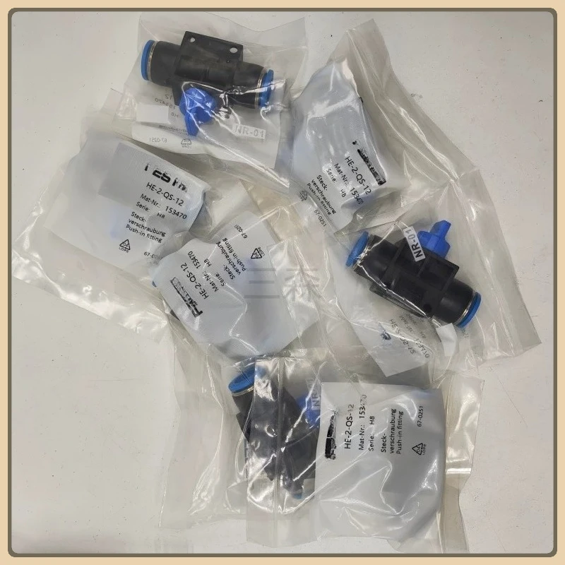 Cut-off valve HE-2-3-QS-4-6-8-10-12-1/8-1/4-3/8-1/2 HE-3-QS-12 HE-3-QS-8 HE-3-QS-6 HE-3-QS-4 HE-2-QS-8