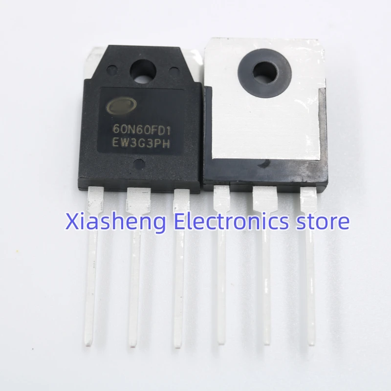 100% New Original 5Pcs SGT60N60FD1PN 60N60FD1 TO-3P 600V 60A Common IGBT Transistor for Inverter Welding Machines Good Quality