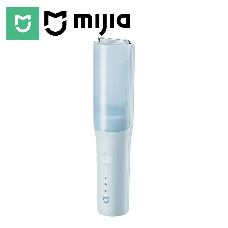Tondeuse à cheveux pour enfants MIJIA, coupe et aspiration des cheveux 2-en-1, rangement facile, étanche IPX7, lame en céramique, machine de coupe
