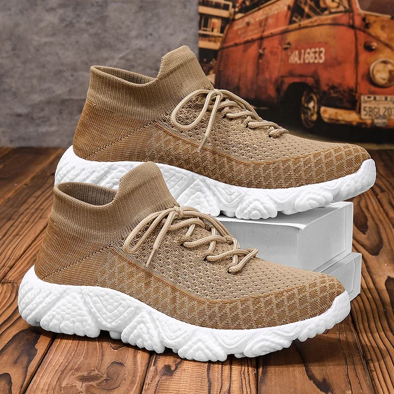 

2026 New Mens Walking Shoes Breathable Lightweight Casual Sneakers Commuting Daily Sports Travel Tennis Shoes for Man