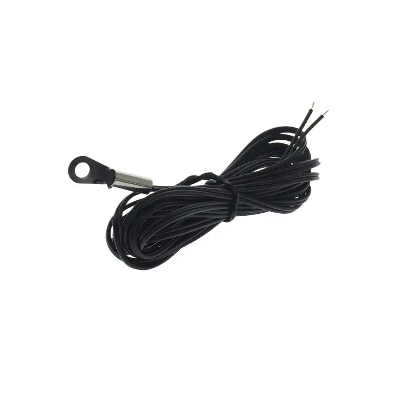 10K Resistance B Value 3950 Error 1% L=3M NTC Thermistor Temperature Sensor Wire Lug Fixed Head Aperture 4mm