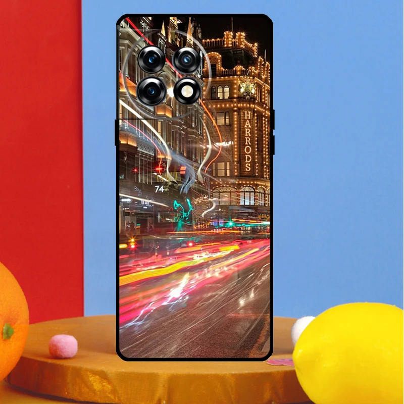 غطاء فتاة التسوق من Harrods لهاتف OnePlus 12 11 13 13R 12R 10 Pro 8T 10T OnePlus Nord 4 CE 2 3 Lite N10 N20 N30