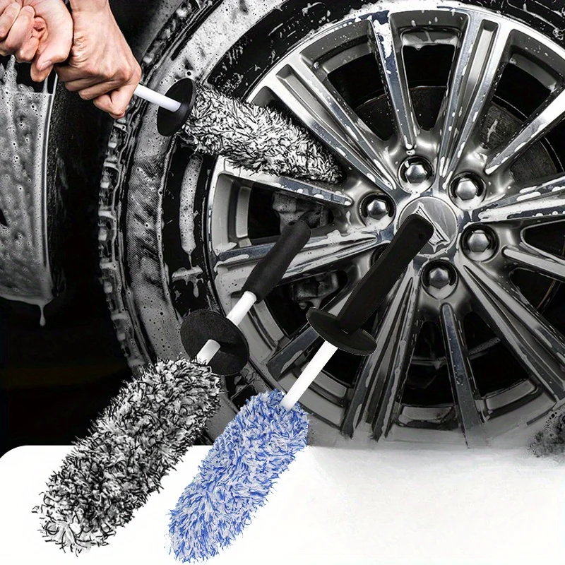 Car Brush Beauty Car Wash Maintenance Care Tools Wheel Brush Car Dusting Cleaning Supplies Duster Car Tire Brush